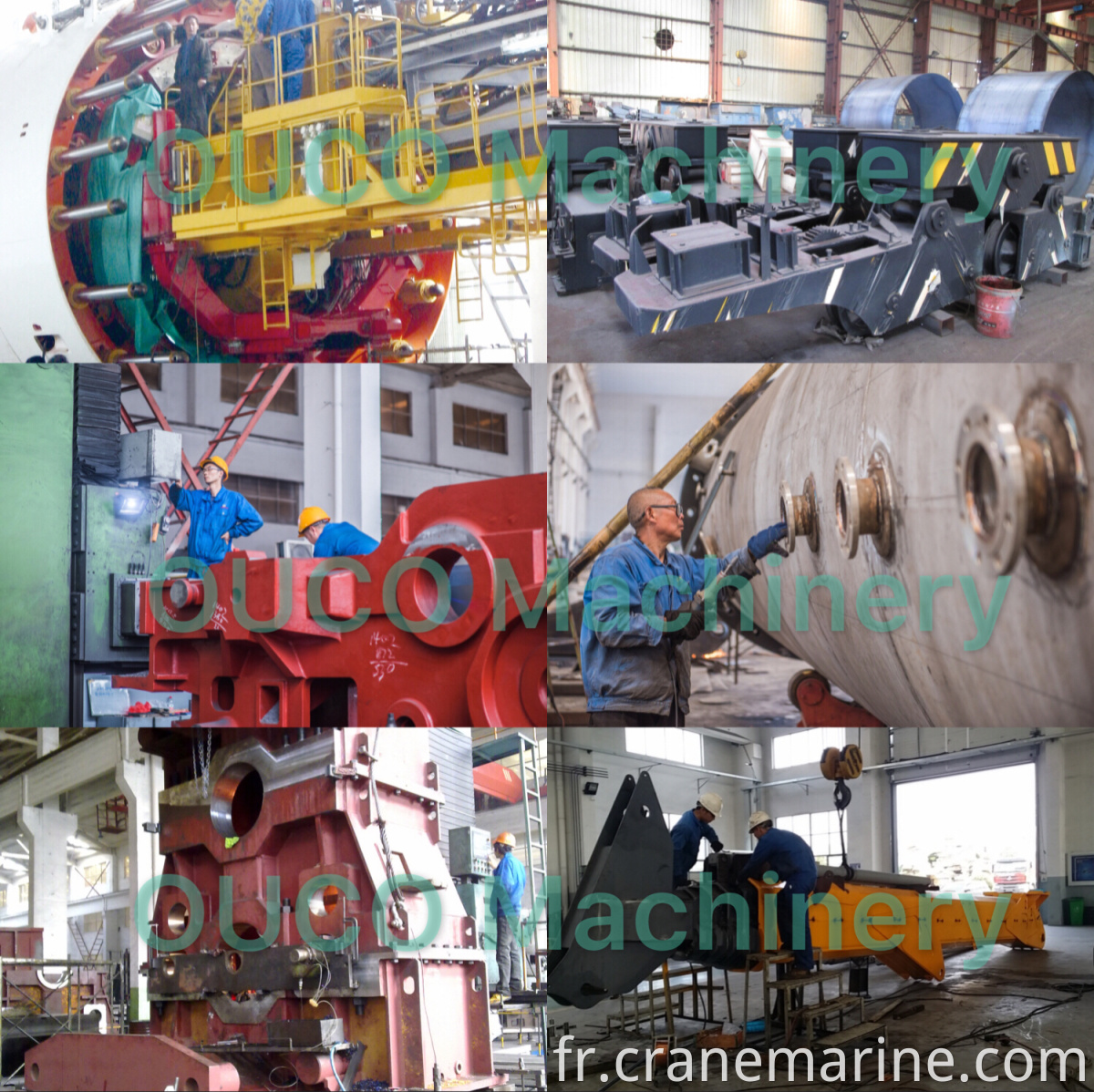 OUCO Marine crane 2T10M Small floding boom Marine crane Public security Marine crane